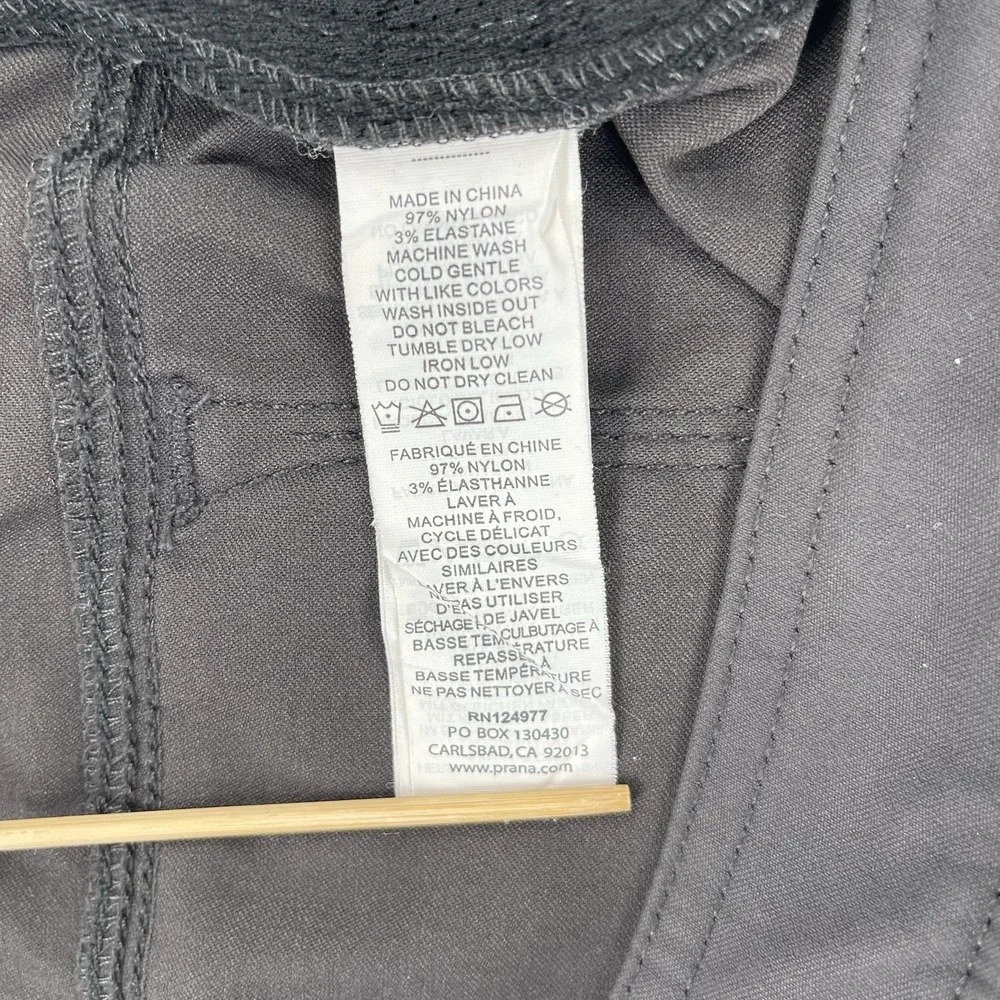 Prana Stretch Zion Shorts Men's 36 Gray Cargo Utility 10